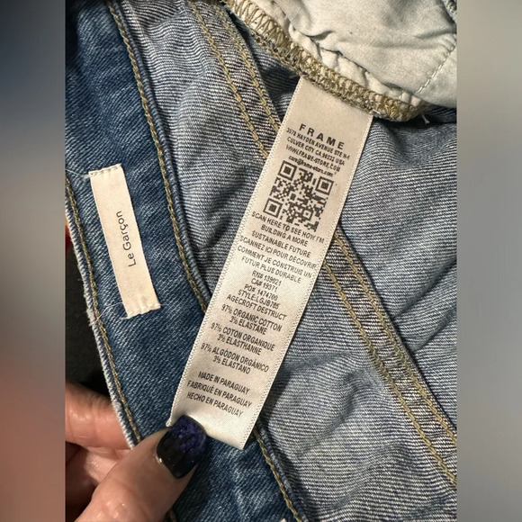 FRAME LE GARÇON EATON high-rise straight fit - Picture 8 of 8